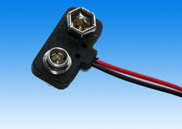 9v battery buckle T-type plastic packaging hard shell