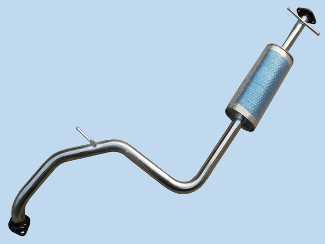 Double Layer Thickened Pleasanta Krima Middle Festival Stainless Steel Silencers Exhaust Pipe Silencers