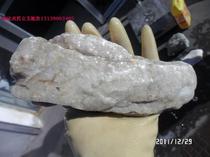 No. 361 jade raw material bare stone natural jade stone raw stone Qinghai material Kunlun Yushan expected to be grey white jade 0 88 kg 88 kg