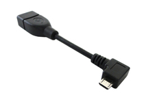 Original fit right bend Micro USB revolution USB mothercharging data line 0 1 m OTG
