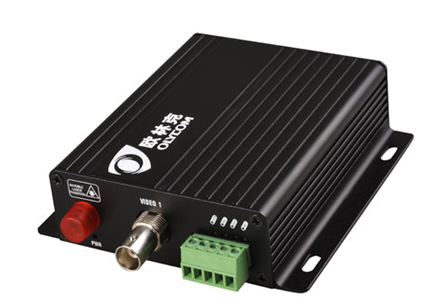 1-channel video with 1-channel reverse 485 data optical transceiver Olynk Telecom grade single-mode single-core 3C certification