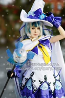 [605 cánh thực sự chụp] Tuyết 2014 cô gái ma thuật Hatsune thêu máy tính cos phiên bản cuối cùng cosplay đồ cosplay vô diện