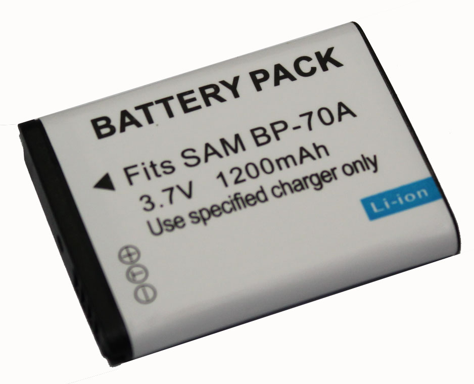 100% Real Shooting Camera Battery BP-70A ES70 ES65 PL100 Samsung BP70A Battery Wholesale