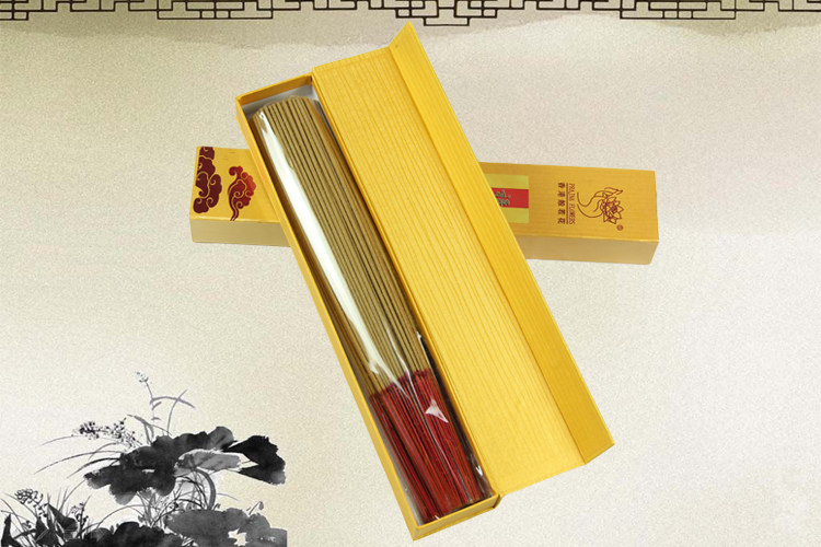 Hong Kong Prajna natural non-toxic harmless superior sandalwood incense for incense stick incense Fu Hui incense rosewood 39cm branch
