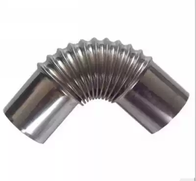 Gas pipe strong row stainless steel flue pipe Water heater exhaust pipe exhaust pipe 10cm elbow