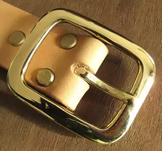 Belt buckle belt head pure copper belt buckle# HB5101B 32mm (Shanghai harness shop)