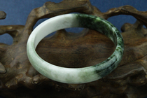 (Jubaoge) Nanyang Dushan Jade two-color color color permeable white bracelet