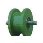 Iron wheel Track wheel Bilateral track wheel Wheel diameter 100mm Groove width 20mm