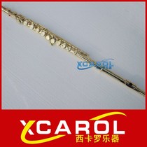 Professional performance grade test flute C tune E key 16 hole closed cell imitation gold paint gold beginner universal instrument flute