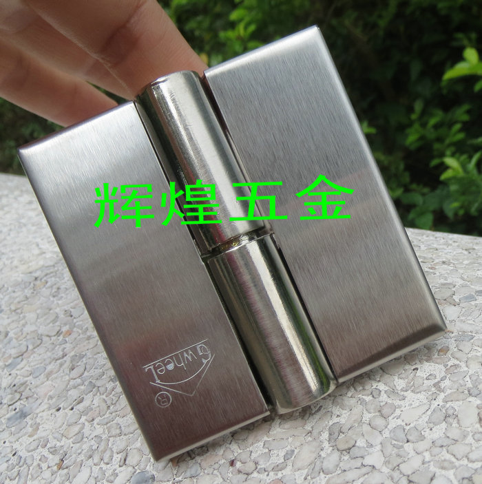 Hinge hinge stainless steel bearing flat open wooden door hinge thickened folding loose-leaf 3 inch hinge