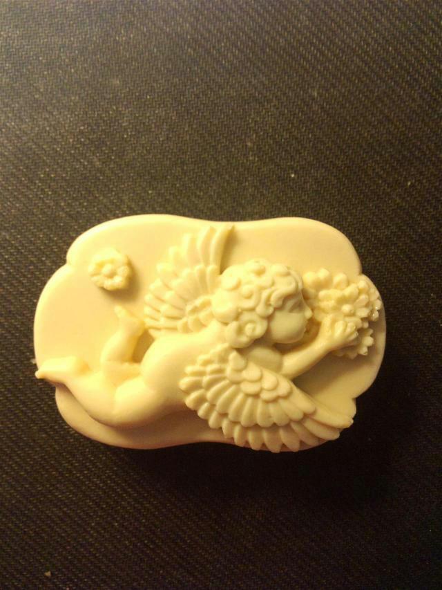 Soap mold - angel single about 100g thick version
