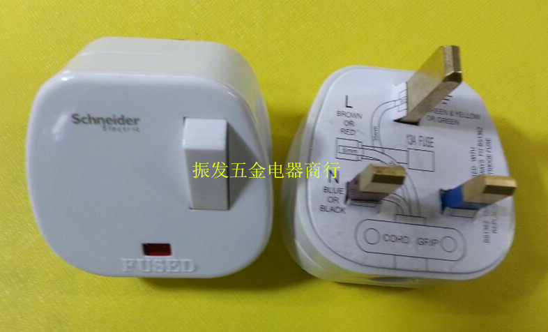 Schneider 13a with switch indicator plug strong electric EP13FSN