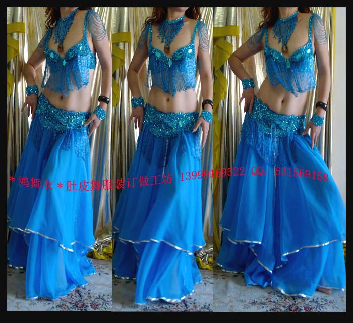 Hon Dance Clothing * belly dance dress professional bookings to glamour angel L003