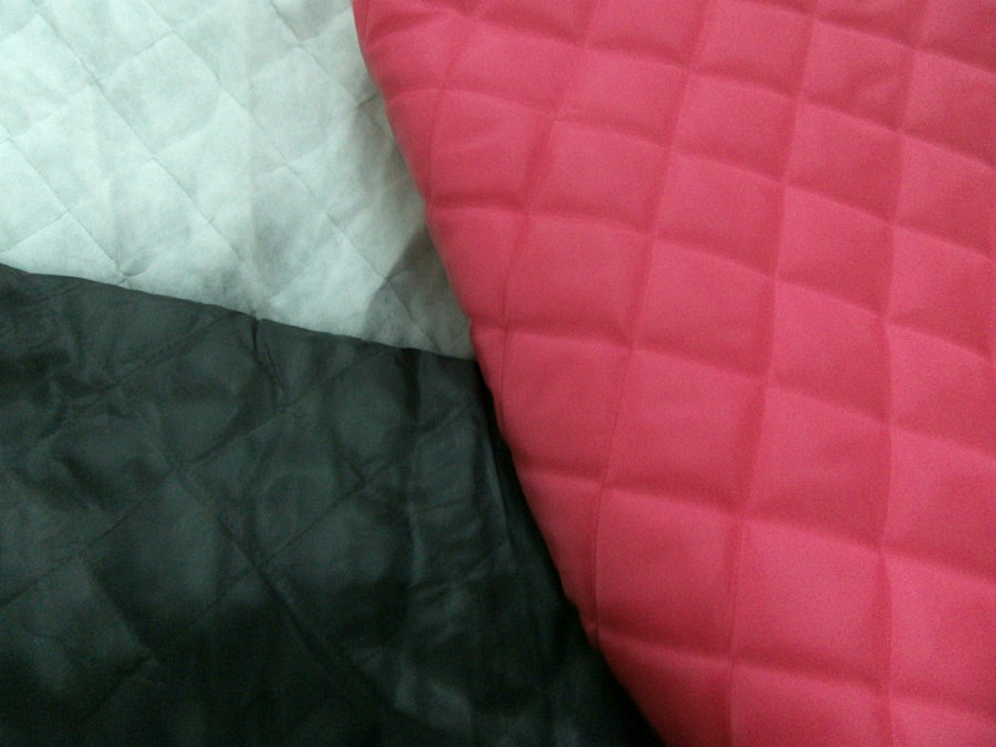 Special offer black red quilted thick lining fabric clothes lining fabric line cotton fabric