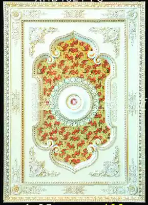 European-style hanging ceiling ceiling ceiling ceiling lamp pool bedroom dining room ceiling rectangular light pool A- 35