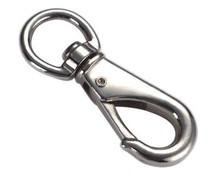 304 stainless steel rotating buckle spring hook universal hook key chain 5mm