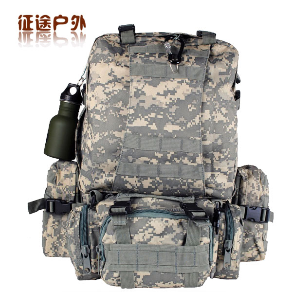 Large combination backpack mountaineering camouflage backpack multifunctional combination bag outdoor tourism backpack