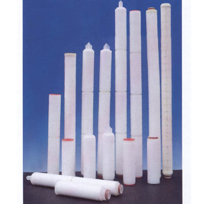 厂家直销10英寸PTFE滤芯折叠式滤芯聚四氟乙烯滤芯