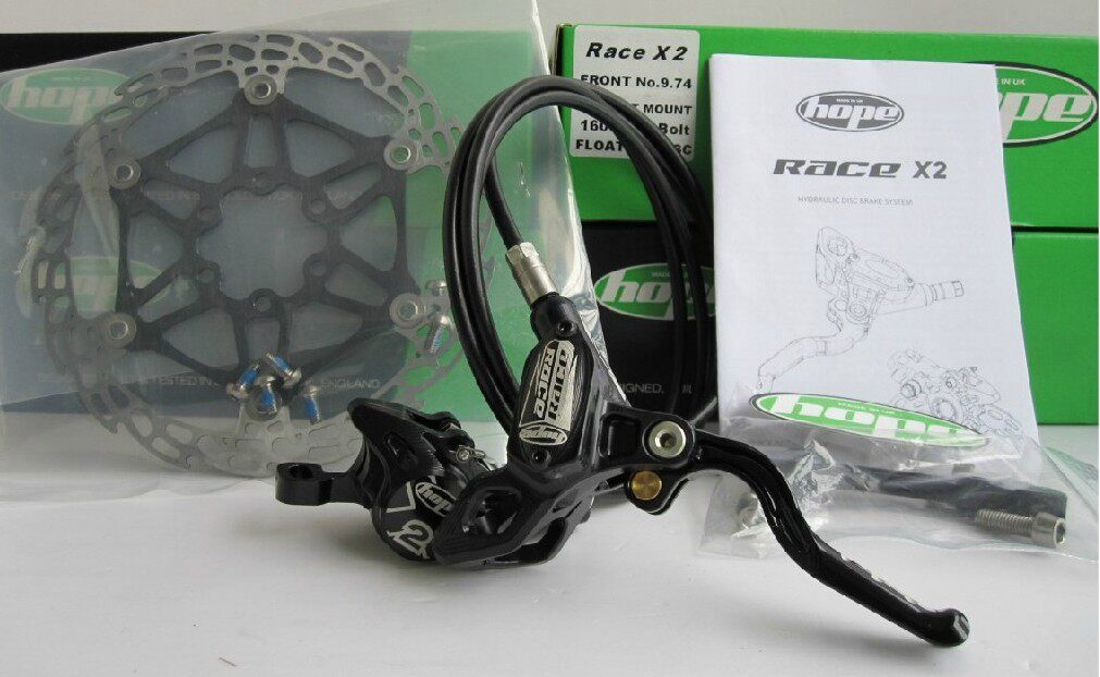 HOPE Race X2 Oil Saucer Titanium Screw Disc Incl. Disc One Car Serving With Warranty Caliper Piston O Ring