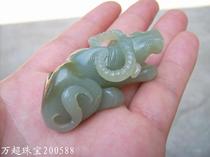 Hetian Jade Sugar Qingyu Cow Zodiac animal toy pendant pendant Wanchao Jewelry 200588