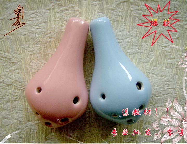 Tautone Workshop 6-Hole Treble C Tone Sc Color Glazed Pottery Flute Fashion Small Pottery Flute Sound super good