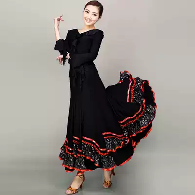 Modern dance dress Latin dance dress social dance dress practice dress dress big swing dress dress dress national standard dance dress GBQ0916