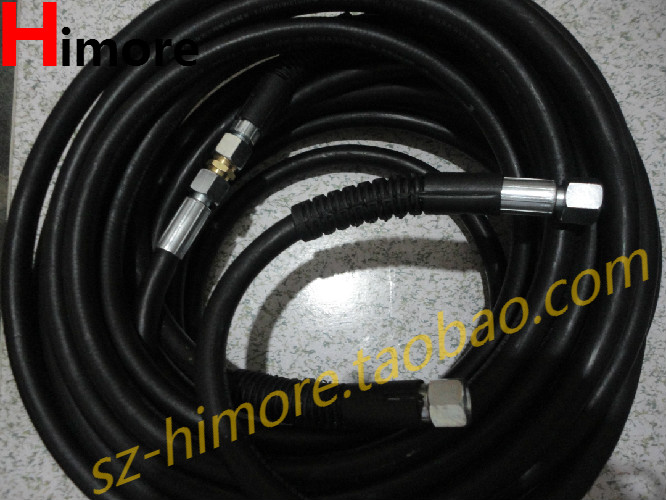 Black cat washing machine high-pressure water pipe QL360QL380AB Suzhou Black cat cleaner steel wire pipe high-pressure pipe 20M