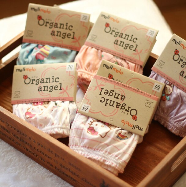 Foreign Trade Boy Girl Child Korean Child Baby Organic Cotton Triangle Pants Summer Thin Triangle Pants