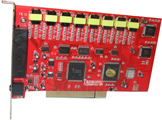 Tangxin TX2006P311-(8A) Tangxin 8-way telephone recording card 8-way voice card PCI slot