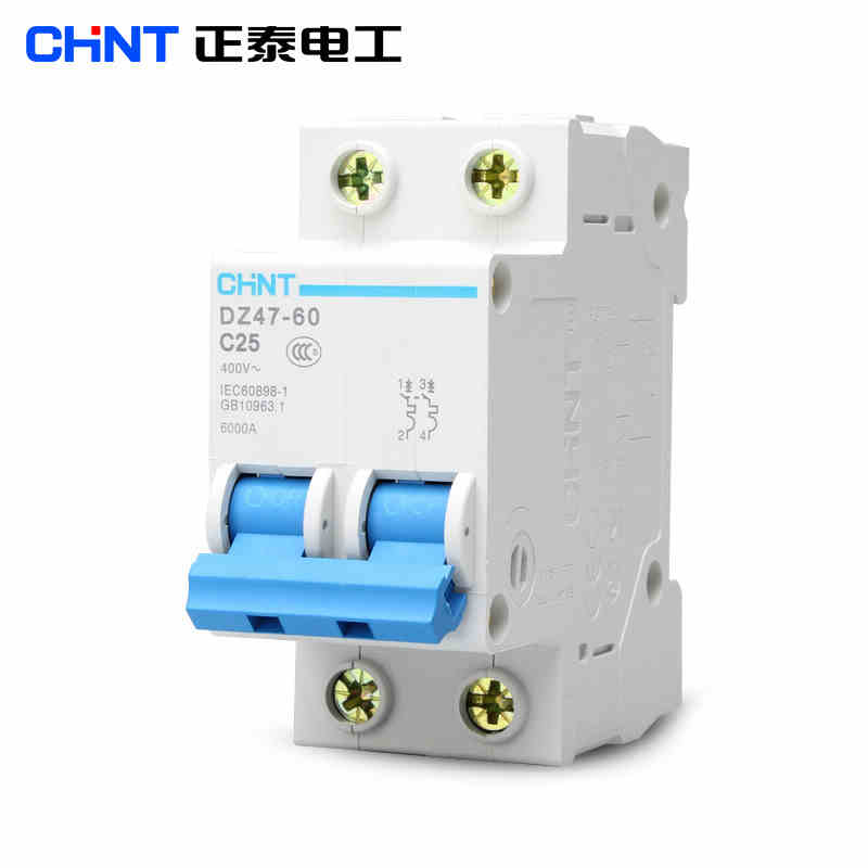 Zhengtai Small breaker DZ47 2P 32A air switch breaker C32 home empty open