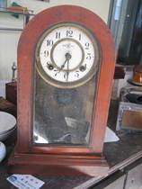 Ancient and elegant wood carving wooden old model wall clock table clock antique clock Yantai Yongzi brand 1