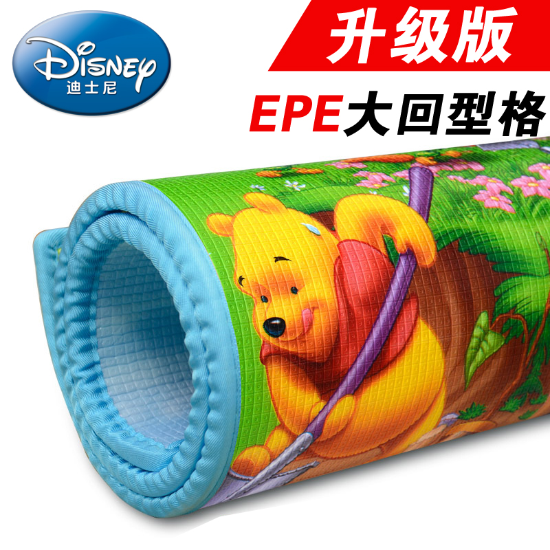 Disney迪士尼婴儿宝宝爬行垫加厚1-2cm爬爬垫儿童爬行毯环保
