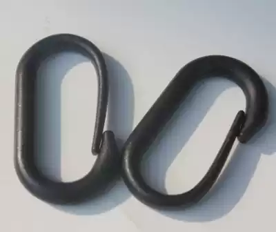 Tactical outdoor equipment Plastic steel lightweight ring quick-hanging buckle U-shaped buckle mountaineering backpack External carabiner keychain