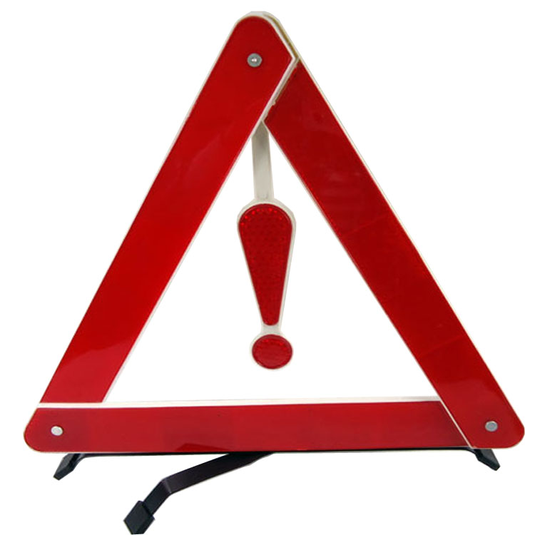 Reflective Type Car Triangle Warning Signs Tripod Signs Car Malfunctioning Parking Safety Warning Signs For Cars