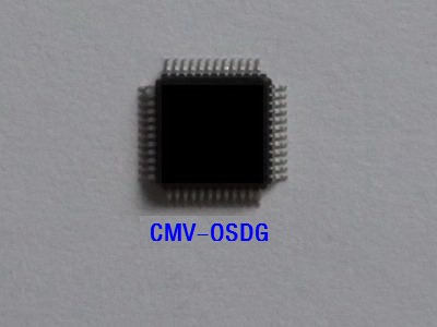 CMV-OSDG Character superimposed on a chip
