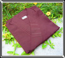 Phase Card Residence Sea Turquoise Monk Clothing Monk Clothing Deep Coffee Color Brown Sea Turquoise High Quality Hemp Yarn Sea Turquoise