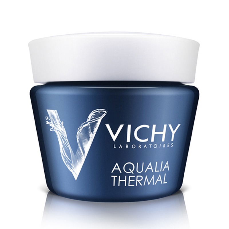 Vichy/薇姿温泉矿物保湿晚安面膜75ml 补水滋润睡眠面膜