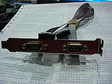 New motherboard COM port transfer baffle 2 port serial baffle line 2 port 9-pin serial PCI baffle line