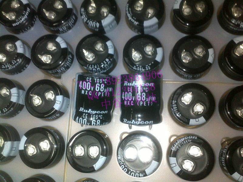 RUBYCON Ruby Electrolytic Capacitor 400V68UF MXC 105 degree size 22*25 original