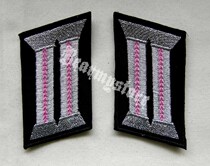 German armoured armoured officer seal embroidered armoured polyester pink line of black temptation