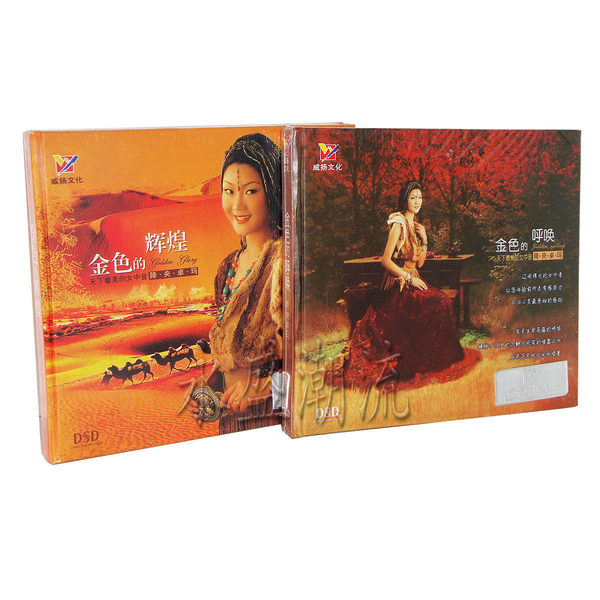 正版发烧碟CD 降央卓玛 金色的呼唤 金色的辉煌 cd DSD 2CD 车载