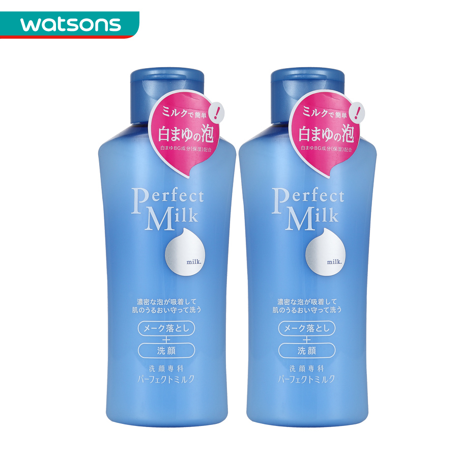 【屈臣氏】资生堂洗颜专科泡沫卸妆净颜乳液150mlx2件