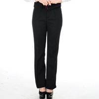Женские брюки!Черные дикие рабочие брюки прямой отель брюк рабочие брюки