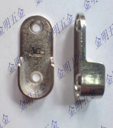 Thickened clothes hanger seat, flat tube, flange seat, aluminum tube seat, oval tube seat, clothes support (only price)