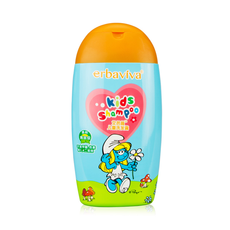 【天猫超市】erbaviva艾芭薇儿童洗发露水果牛奶200ml 宝宝洗发水