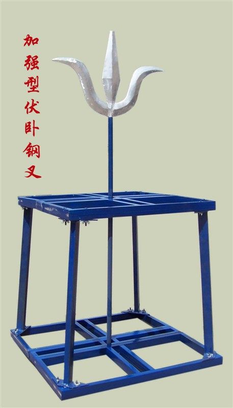 Hard air power pushdown steel fork Shaolin steel fork hard gas power steel fork martial art performance special steel fork qigong props