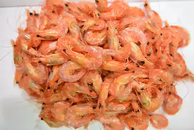 Wenzhou Yueqing specialty-Liushi whole fresh light small grilled shrimp noodles cooked with noodles can be instant 250g