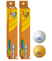 Pisces yellow one-star table tennis 40mm training ball