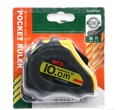 Xili 10m strong magnetic steel 10m drop-proof steel pull ruler box ruler FA-221025 tape measure drop-proof tape measure