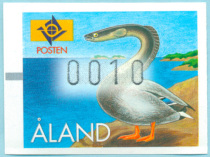 Aran Islands myth Animals Automation Electronic stamps Postal emblems Ducks Water